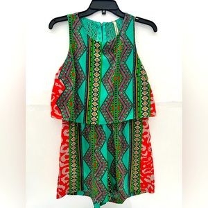 Love Marks Multi Colored Romper